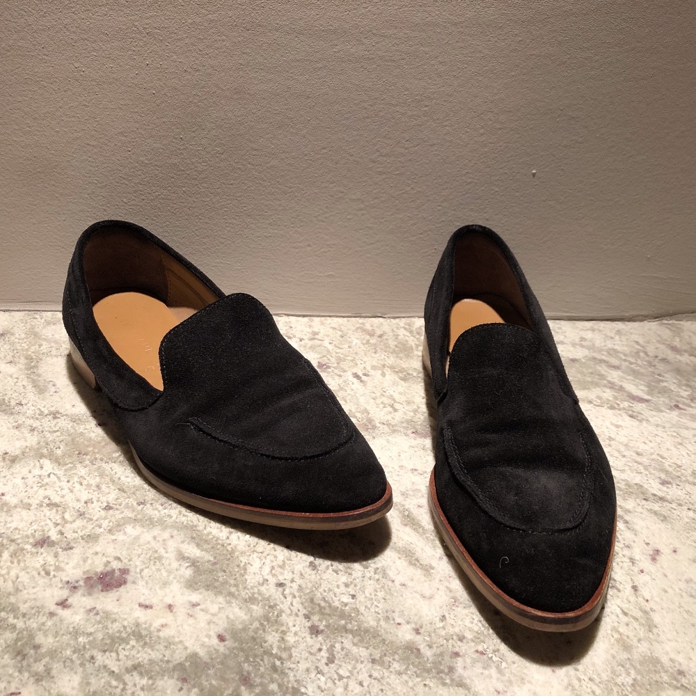 Everlane Women's Modern Loafer Black Suede